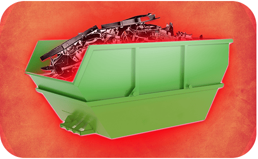 photo of metal trash can металлолом